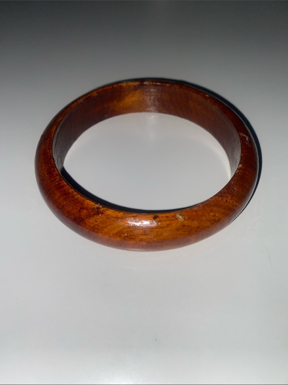 Wooden Bangle Bracelet - Warm Brown